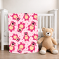 PRE ORDER - BABY STRAWBERRY BEAR BLANKET
