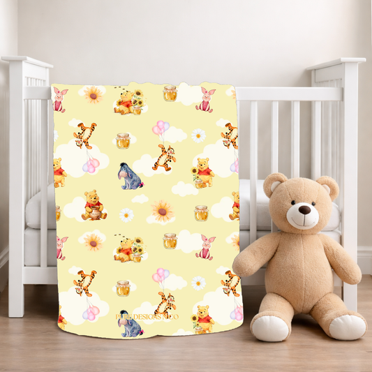PRE ORDER - BABY HONEY CLOUDS BLANKET