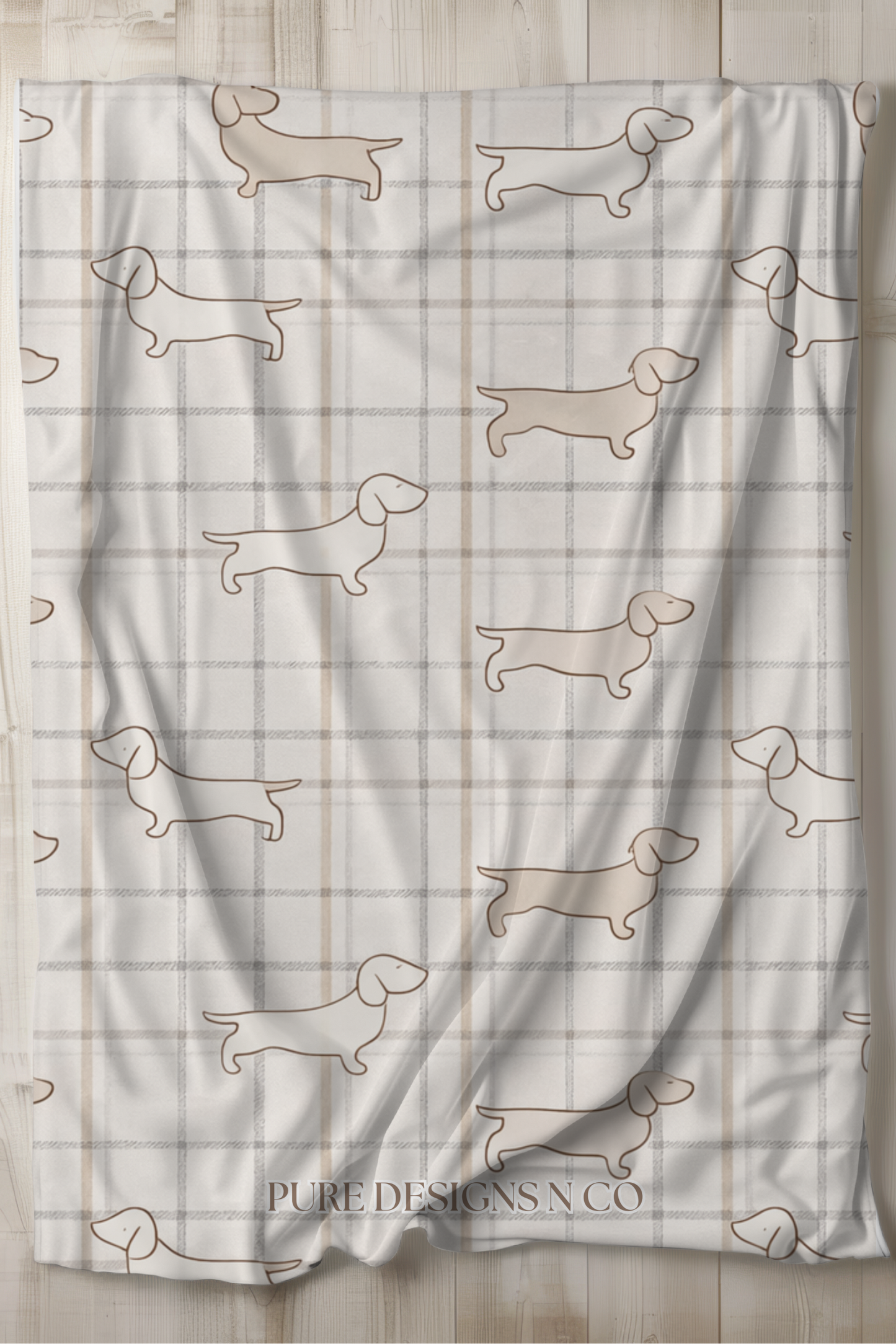 PRE ORDER - LARGE DACHSHUND BLANKET