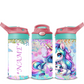 PERSONALISED SPARKLE UNICORNS 12OZ INSULATED DRINK BOTTLE