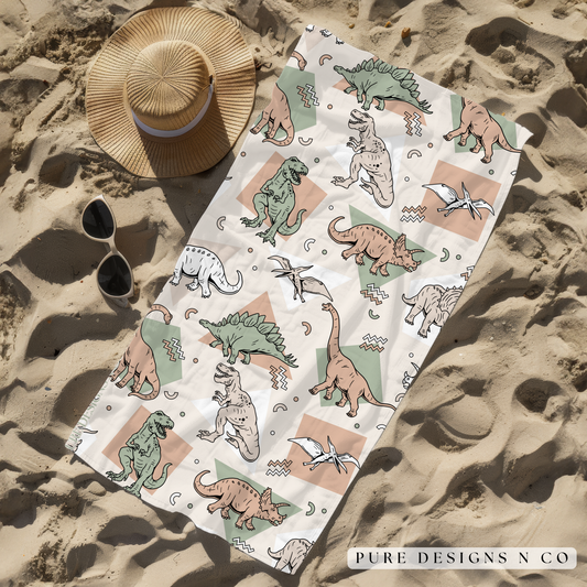 PRE ORDER -  DINOSAUR TOWEL