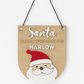 CUSTOM SANTA STOP HERE SIGN