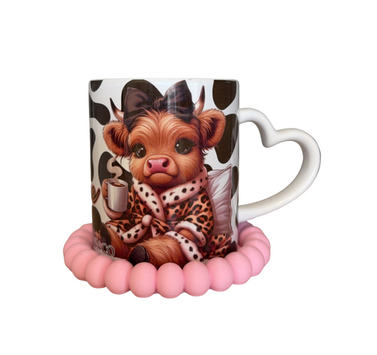 Heart handled mugs