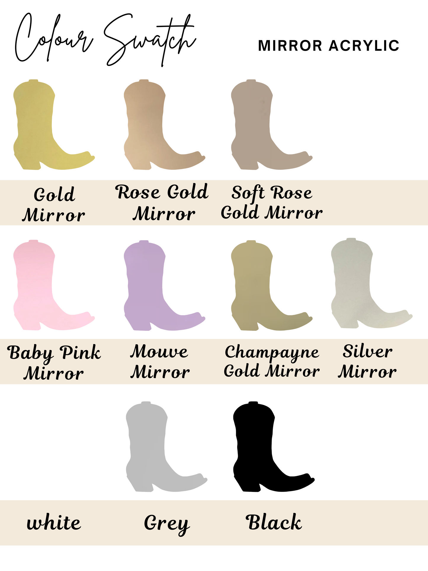 AFFIRMATION COWGIRL BOOT