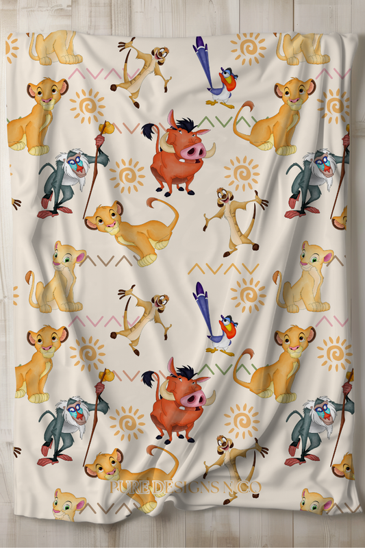 READY TO SHIP - LARGE LION KING BLANKET