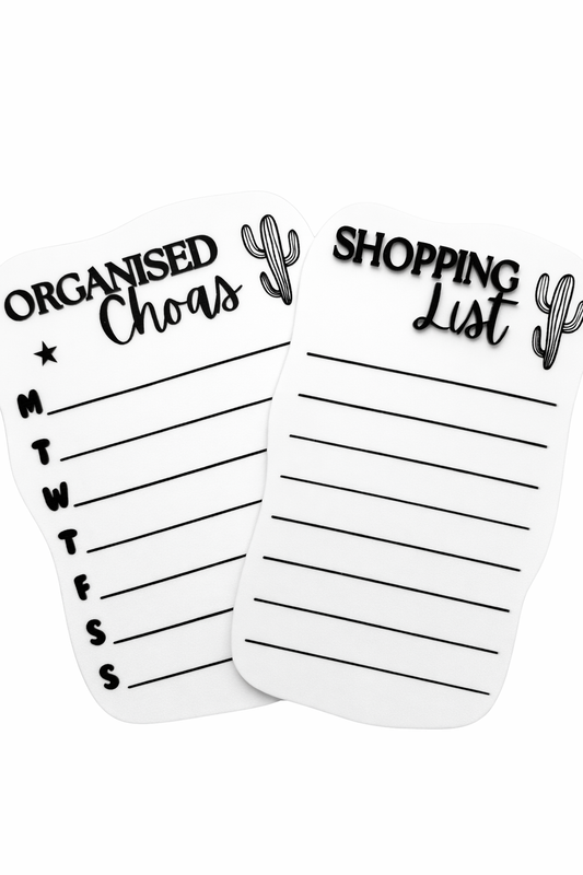 ACRYLIC  FRIDGE MAGNET PLANNERS