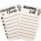 ACRYLIC  FRIDGE MAGNET PLANNERS