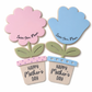 MOTHERS DAY HAND PRINT FLOWER PLAQUES