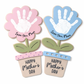 MOTHERS DAY HAND PRINT FLOWER PLAQUES