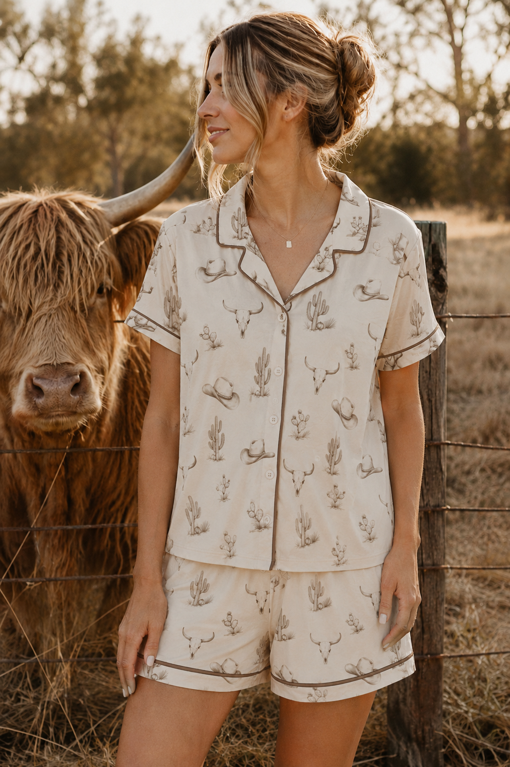 WOMENS DESERT DAYDREAM PJ SET