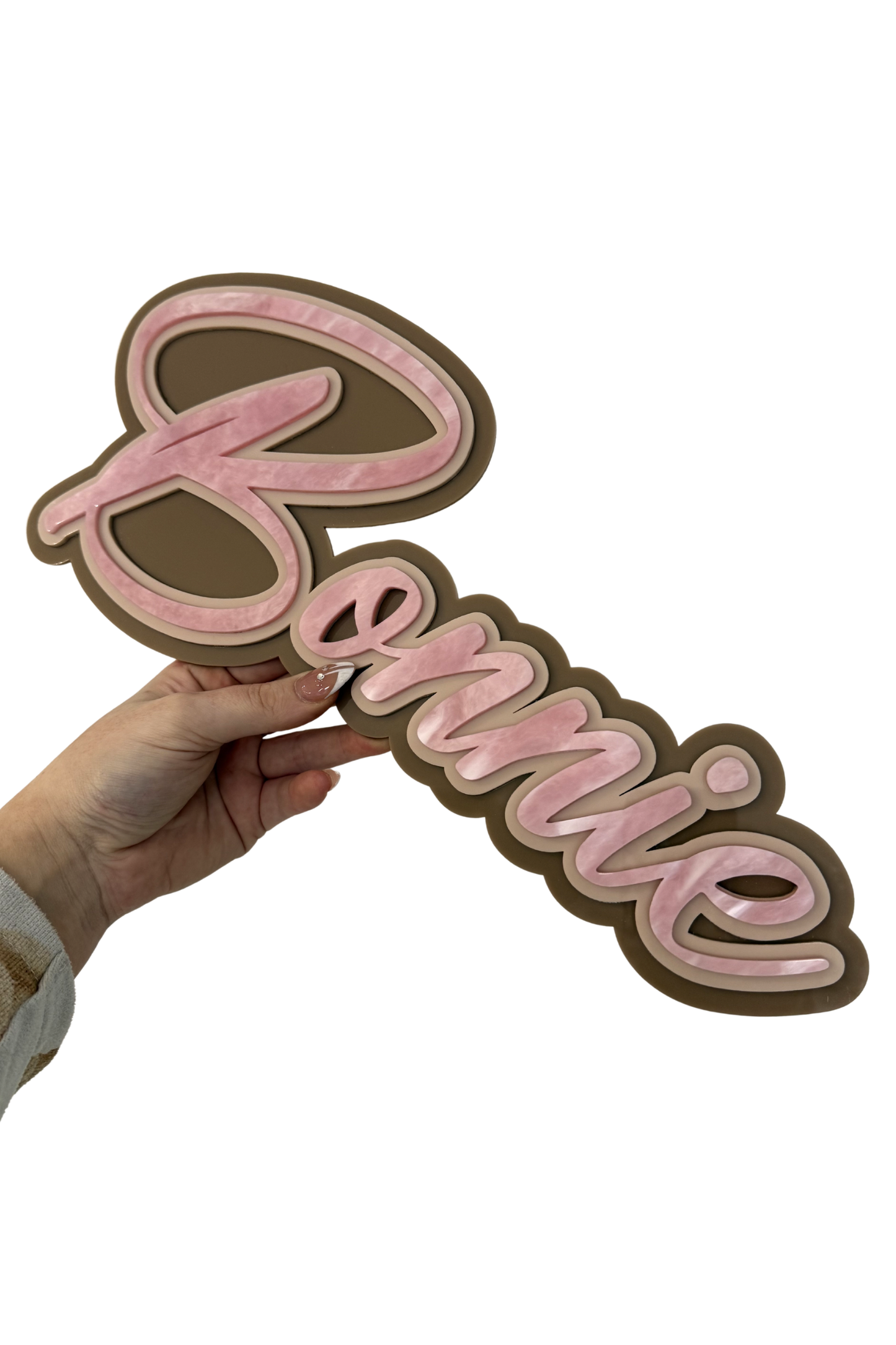 TRIPLE LAYERED 3D PLAQUE (1 NAME)