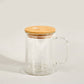15oz Glass Snowglobes with handle