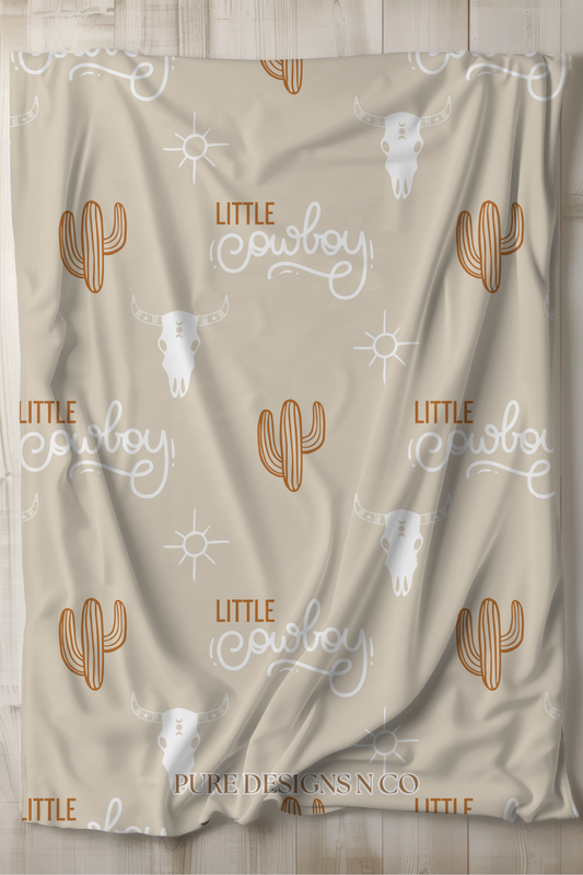 PRE ORDER - LARGE LITTLE COWBOY BLANKET