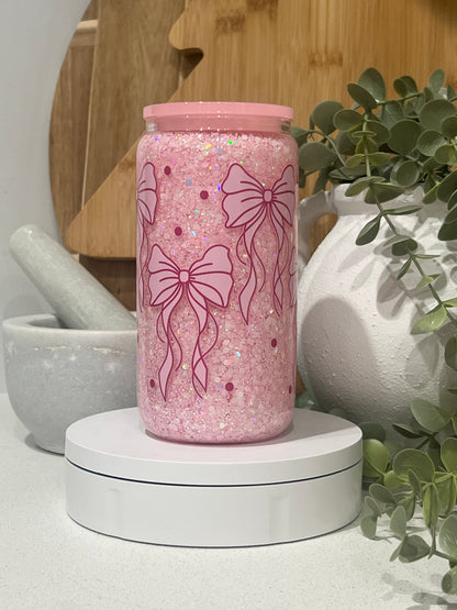 16oz Glass snow globes