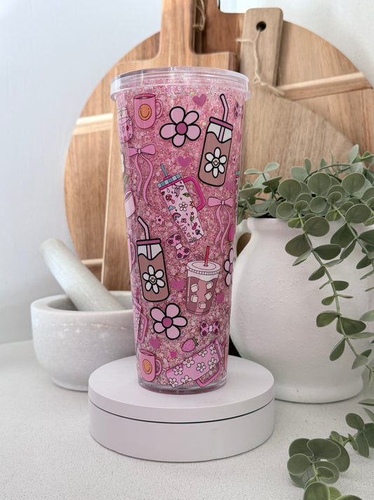 24oz Acrylic snow globes