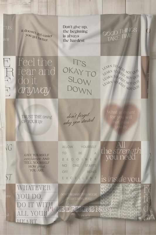 PRE ORDER - LARGE AFFIRMATIONS BLANKET