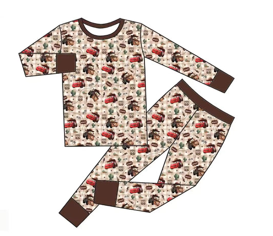 KIDS RUSTIC WHEELS PJ SET