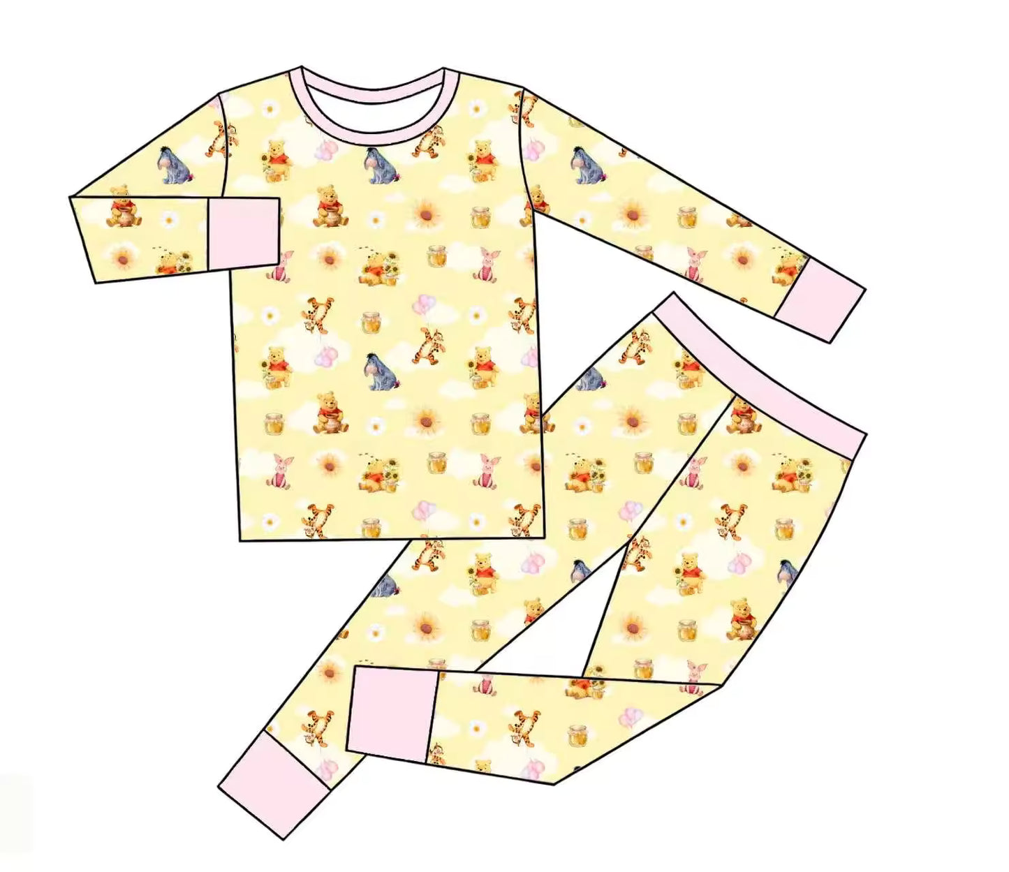 KIDS HONEY CLOUDS PJ SET