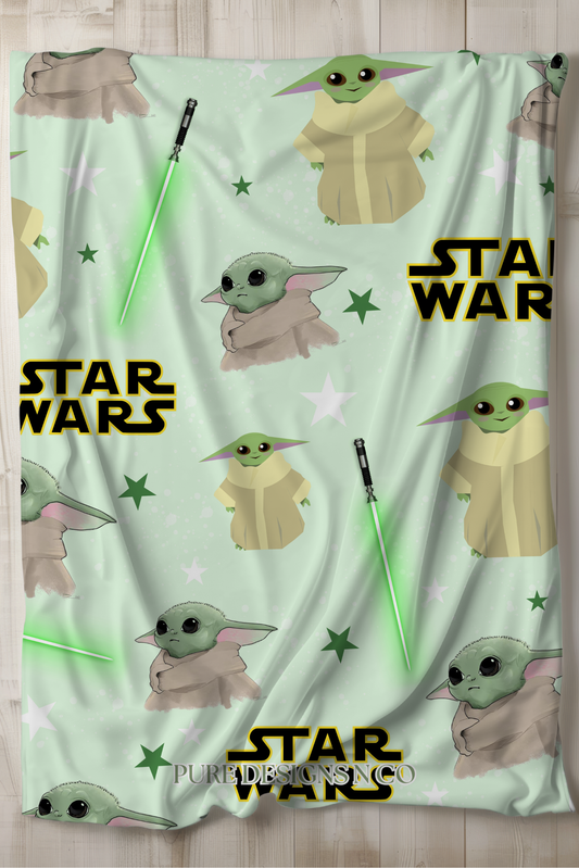 PRE ORDER - LARGE YODA BLANKET