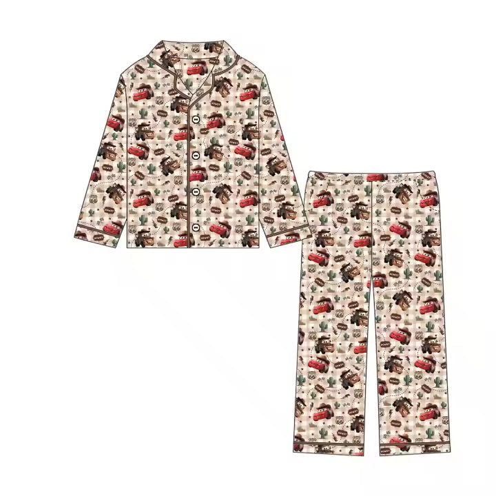 WOMENS RUSTIC WHEELS PJ SET