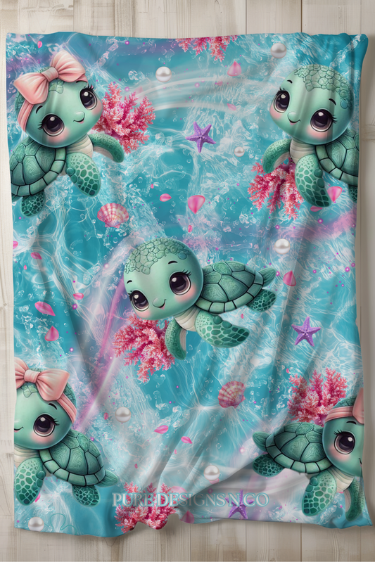 PRE ORDER - LARGE EXCLUSIVE TURTLES BLANKET