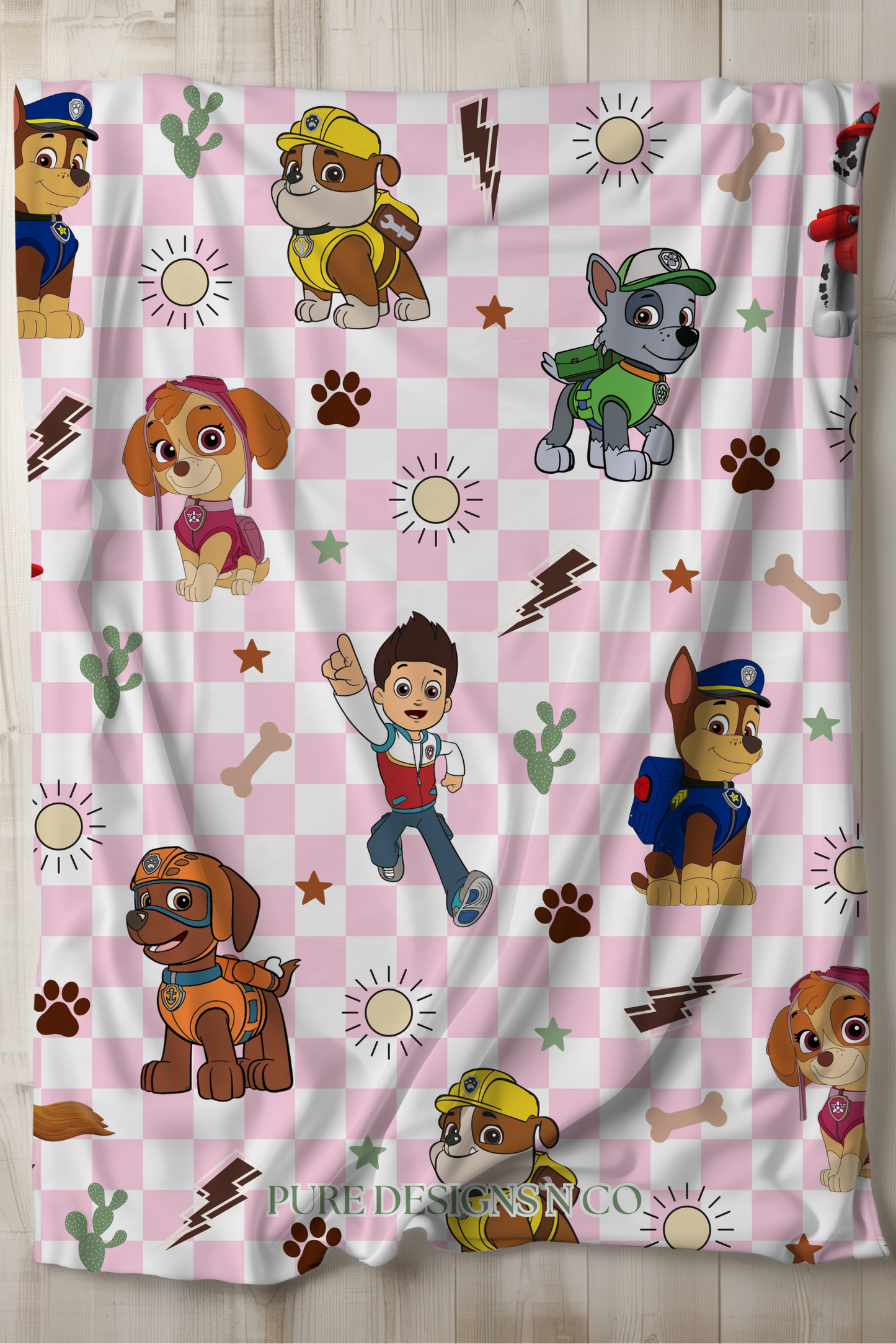 PRE ORDER - LARGE EXCLUSIVE PINK PATROL BLANKET