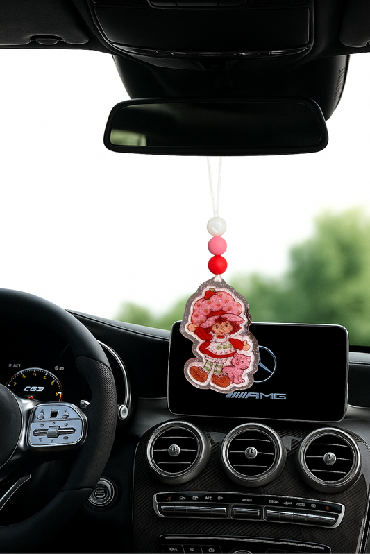 STRAWBERRY CAR CHARM