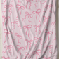 READY TO SHIP - LARGE PINK BOWS BLANKET