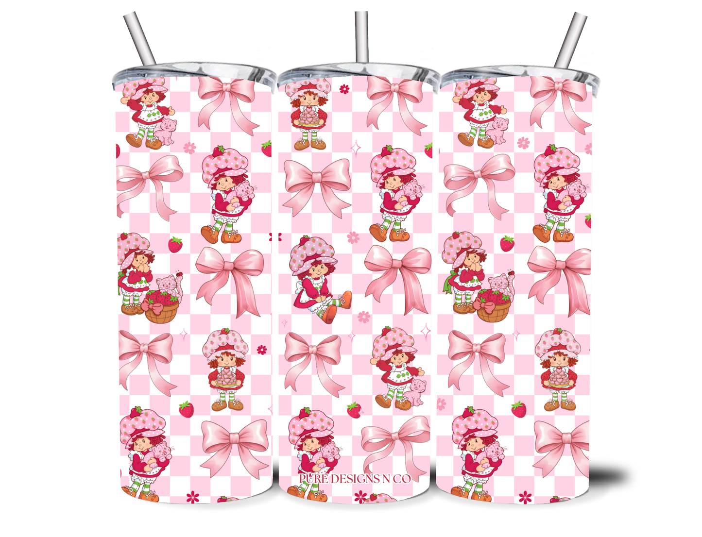 STRAWBERRY 20OZ INSULATED TUMBLER