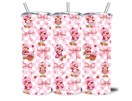 STRAWBERRY 20OZ INSULATED TUMBLER