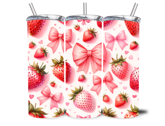 STRAWBERRIES 20OZ INSULATED TUMBLER