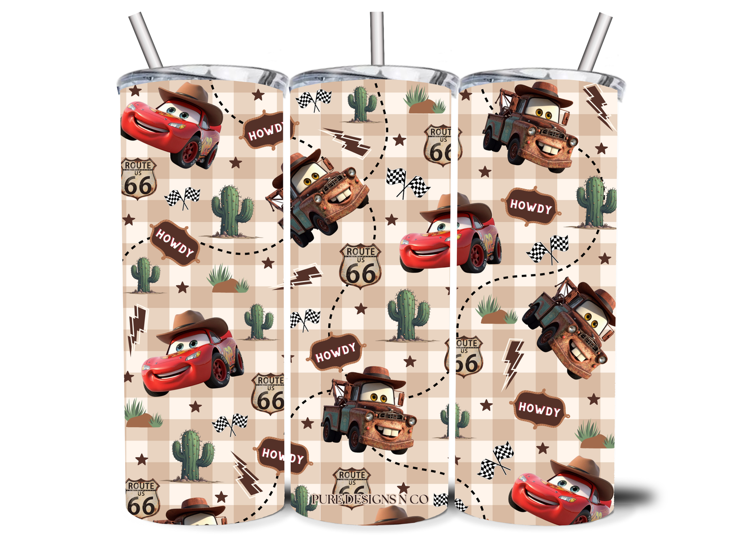 COUNTRY CARS 20OZ INSULATED TUMBLER