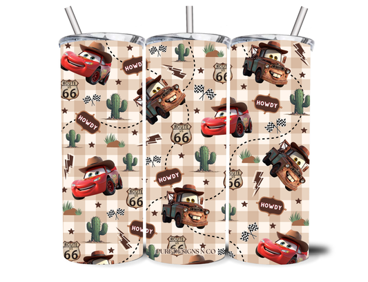 COUNTRY CARS 20OZ INSULATED TUMBLER