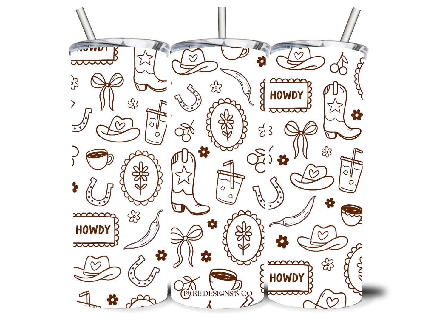 FINE LINE COUNTRY 20OZ INSULATED TUMBLER