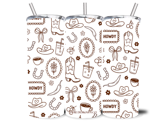 FINE LINE COUNTRY 20OZ INSULATED TUMBLER