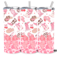 LEOPARD BOOTS N BOWS 20OZ INSULATED TUMBLER