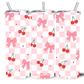 CHECKERED CHERRY BOWS 20OZ INSULATED TUMBLER