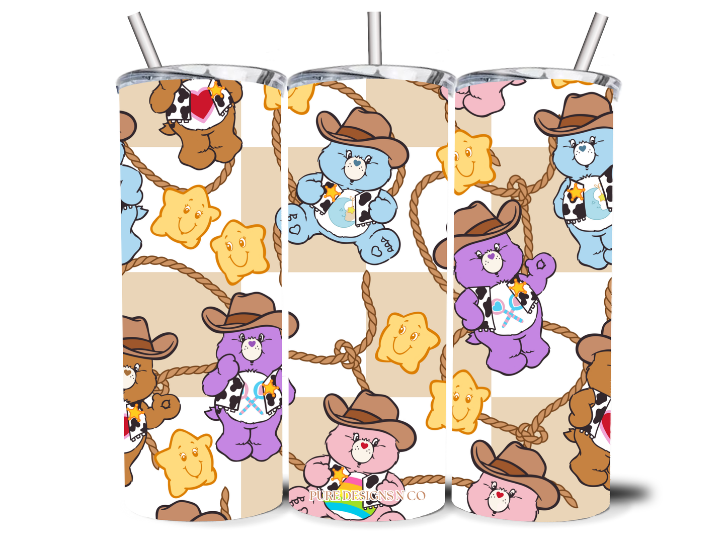 HOWDY BEAR 20OZ INSULATED TUMBLER