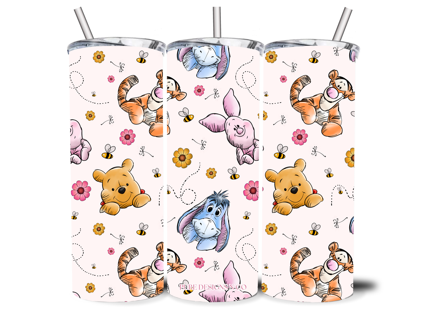 HONEY BEAR 20OZ INSULATED TUMBLER