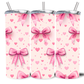 BOWS N HEARTS 20OZ INSULATED TUMBLER