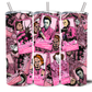 PINK HORROR 20OZ INSULATED TUMBLER