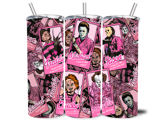 PINK HORROR 20OZ INSULATED TUMBLER