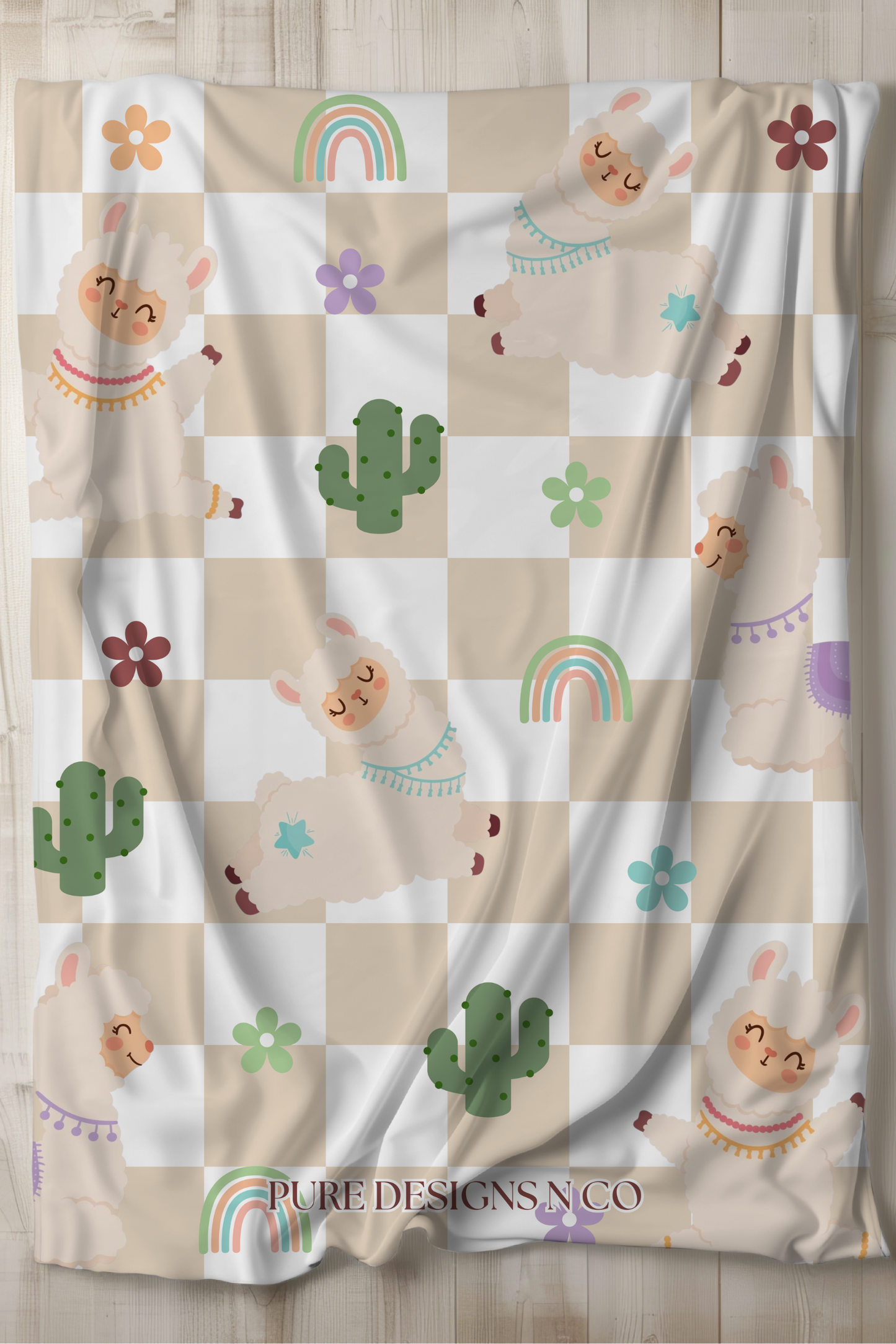 PRE ORDER - LARGE LLAMA BLANKET